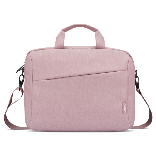 Image of Lenovo 16 inch Laptop Bag T210 (ECO), Water-Resistant Laptop Sleeve Case with EVA Protective Padding, Dual Compartments, Travel Strap, Eco-Friendly Recycled Material, Fits Up to 16-Inch Laptops, Pink