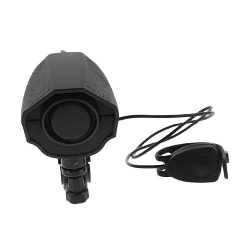 NUOLUX 多機能電動自転車ホーン 大音量バッテリー式サイクリングベル 軽量携帯型ライディングアクセサリー 雨天対応クリアトーン