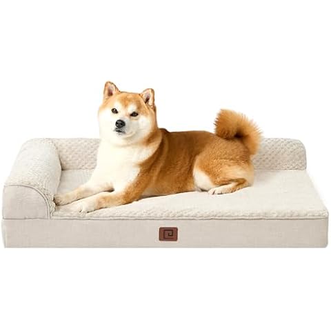 EHEYCIGA Large Memory Foam Dog Bed Cover