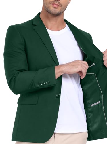 AIBUYTA Mens Suit Jacket Slim Fit Blazer for Men Business Suit Blazer Lightweight Casual Sport Coats for Daily Summer Wedding