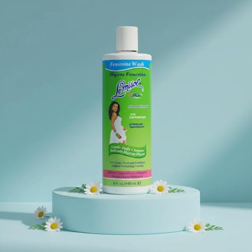 Image of Lemisol Plus Feminine Wash, Daily Cleanser, Hypoallergenic, 16 FL Oz Bottles (Pack of 4)