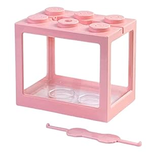 Baoblaze Aquarium Decoratieve Mini Aquarium USB LED Licht Lamp Aquarium Desktop Lamp Vis Doos Kantoor Thee Tafel Decor…