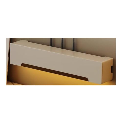Boîtier rangement pour routeur sans fil et box internet beige