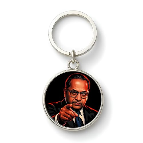 Image of MG | Protective Evil Eye /Spiritual Symbols /Om /Motivational Keychains | Double-Sided Metal Key Ring | Good Luck and devine Charm for Car, Bike, Home & Office