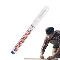 UNOLIGA Marqueur Trou Profond, Marqueur Charpentier, Feutre De Trou Profond à Pointe Longue De 20 Mm, Stylo Marquage Chantier Pour Bricolage Metal Electricien Carrelage (Bleu Noir Blanc Rouge Vert