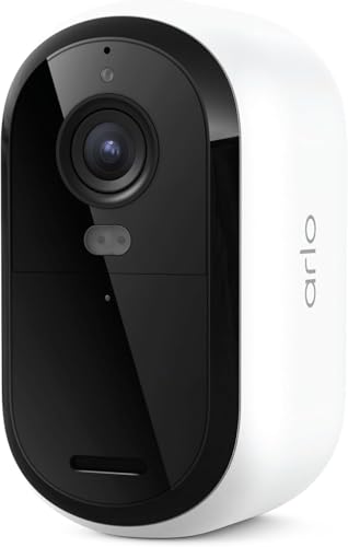 Image of Arlo Essential Security Cameras Wireless Outdoor 2K (3rd Gen, 2025 Release) - Battery Power, Person Recognition, Package Detection, Animated Preview, 1-Month Trial of Secure Plan, 1 Cam, White