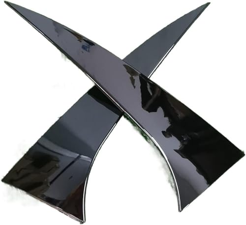 Aileron de voiture pour Hyundai avec un becquet latéral arrière noir brillant