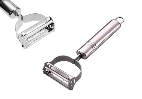 Descascador Ralador Legumes Frutas Multifuncional Inox 17cm