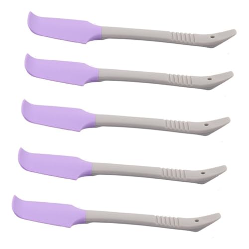 LIFKOME 5Pcs Silicone Beauty Wax Spatula Gentle Hand and Foot Care Tool for Skincare Application Durable and Easy to Use Cosmetic Spatulas for Professional and Daily Use