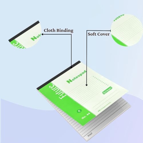 Image of NEELGAGAN Slip Pad No.44 (Type: Ruled with 40 Sheet 80 Pages) Pack of 10