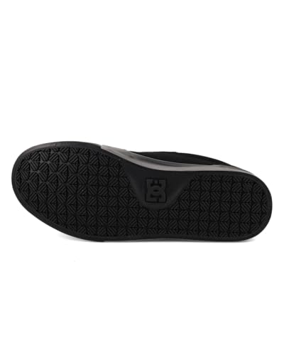 Image of DC- Young Mens Anvil Lowtop Shoes, Size: 12.5 D(M) US, Color: Black /Black