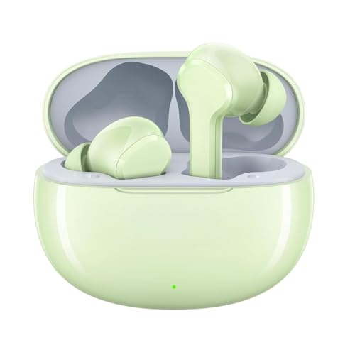 Image of Original T110 Buds for Realme Wireless Bluetooth with Quick Pairing, Powerful Stereo Audio, ENC Mic & Smart Touch Control (Green)