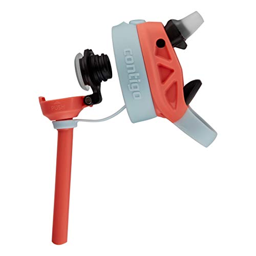 Image of Contigo Kids Straw Water Bottle with AUTOSPOUT Lid, 14oz, Mermaids