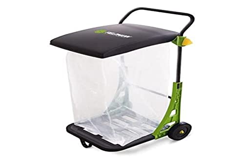 Fieldmann FZO 4001 Gartenwagen, Mobiler Wagen zum komfortablen Auffangen von Gartenabfällen, Fangsackinhalt 80 l, Tragfähigkeit 25 kg