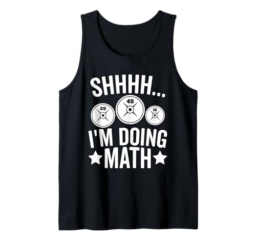 I'm Doing Math Funny Workout Gym Fitness Levantamiento Pesas Camiseta sin Mangas