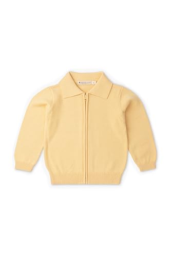 Image of MONICA + ANDY Zip Up Sweater, 100% Organic Cotton Clothes for Girls & Boys, Sizes For Kids, Toddler & Baby