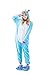 Produktbild Kauson Unisex Einhorn Pyjamas Onesie Karton Animal Cosplay Fasching Kostüm Warm Gefüttert Body Overall Tier Nachtwäsche Kigurumi Karneval Halloween Weihnachten Xmas Pyjamas Sleepwear
