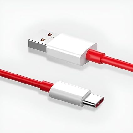 Image of THE BATTERY STORE Original 80W USB Type C Data Sync Fast Charging Charger Cable Compatible with One Plus 12 5G,11,11r,10r,10t,10,10 pro,9 Pro,8,8T,7t,7t Pro, Nord,2,2t,Ce 2 Lite,Ce 3 lite, (fast55)