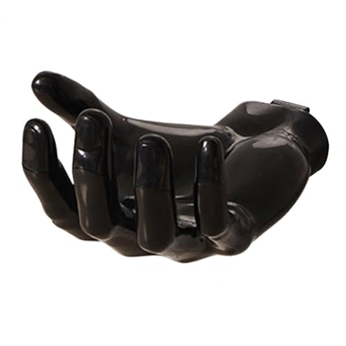 FUUGlan Estante de almacenamiento multifuncional, sin perforaciones, para baño, cocina, estante de almacenamiento de resina en forma de palma, soporte para cosméticos