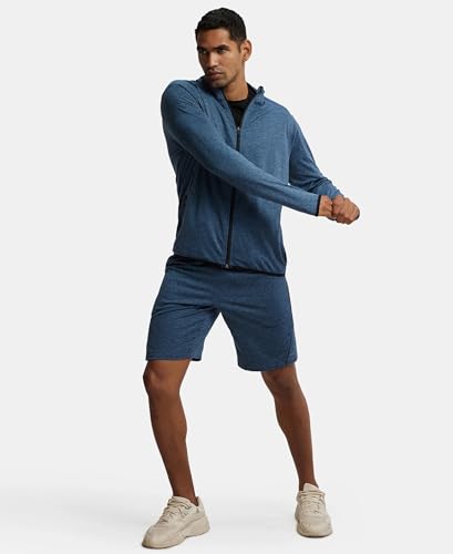 Image of Jockey SP17 Men's Soft Touch Microfiber Elastane Stretch Thumbhole Jacket with Stay Dry Treatment