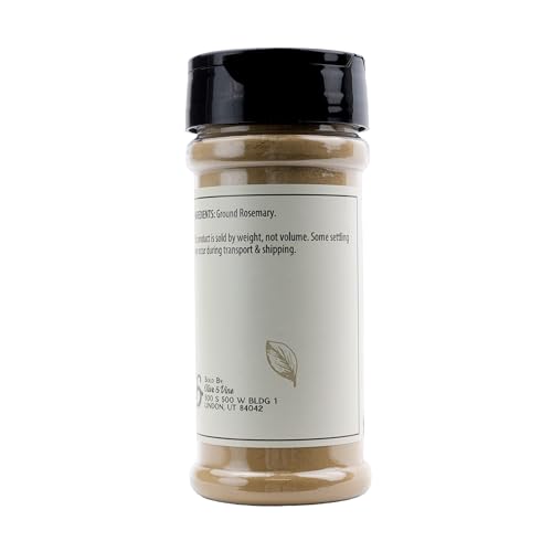 Image of Olive & Vine Ground Rosemary, Earthy & Piney Flavor, Seasoning for Roasts, Soups, and Stews, With Rich Tradition, Authentic Taste, For Global Recipes (2.64 Ounce)