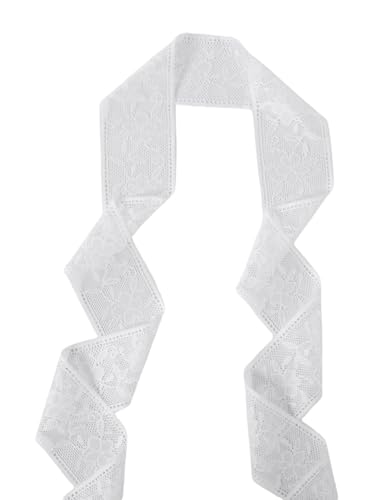 Image of RoseSeek Women's Lace Sheer Mesh Waist Scarves Lightweight Thin Skinny Scarfs Shawl Fashion Accessories