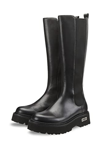 Cult Stivale Donna Pelle Black 36 Nero