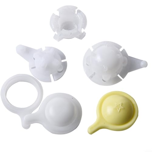 Honseadek Kit de bujes mejorado para limpiaparabrisas de coche para piezas de repuesto de plástico, visibilidad del limpiaparabrisas de funcionamiento más enlace suave