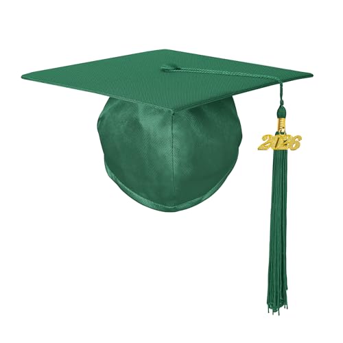 Misscom Shiny Kindergarten and Preschool Graduation Cap with 2026 Tassel Charm