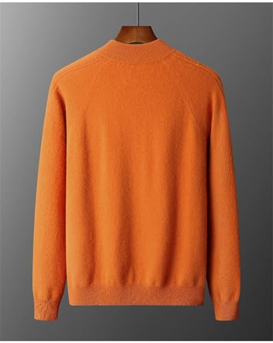 Men Thick Sweater Men's Stand Up Collar Knitted Cardigan Casual Warm Sweater Men's Long Sleeve Sweater3