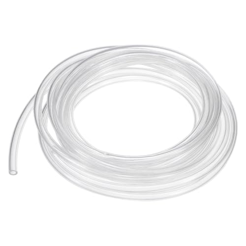 M METERXITY Tubing Carburetor Fuel Vent Line, 3.0mm(0.12") ID 5mm(0.2") OD 3.0m(10') Long Polyurethane Gas Oil Tube for ATV/Go Kart/Dirt Bike, Universal Petrol Pipe Replacement [Clear]