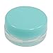 Houseables Sample Containers, Lip Balm Containers, Sample Jars, Mini Jars with Lids, Small, Empty, Makeup, Powder, Gloss, Cosmetic, Tiny, Chapstick, Dab, Wax, Scrub, Little, Blue Plastic, 3 Gram, 50PK