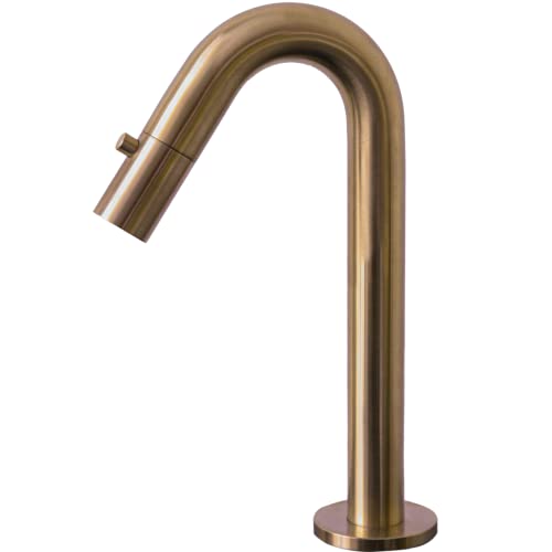 Essebagno Indus robinet lave-mains cuivre brossé eau froide