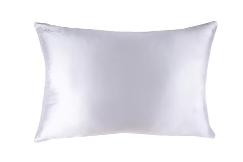 DREAMI - Premium Silk Pillowcase - Silver Grey Handcrafted from 1...