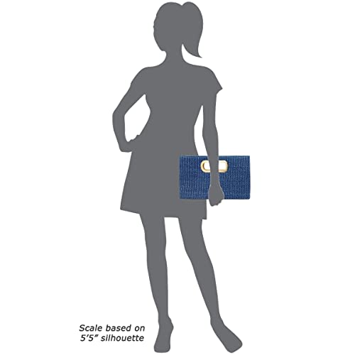 Image of Top Handle Straw Clutch