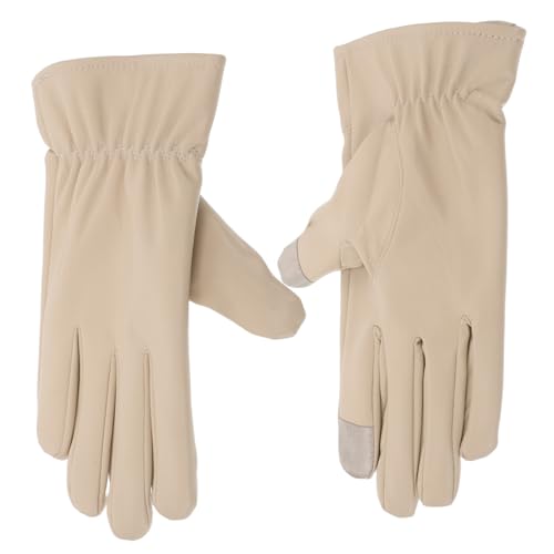 BESPORTBLE Motorcycle Gloves Winter Warm Fleece Lined Touchscreen Texting Windproof Waterproof for Cold Weather Suitable for Cycling Driving Equestrian Lady's Bike Glove Thermal for Spring