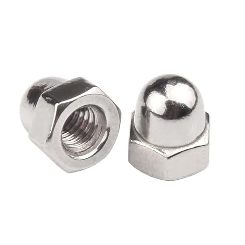 7/16"-14 Acorn Cap Nuts, Stainless Steel 18-8 (304) Acorn Nuts, 20pcs