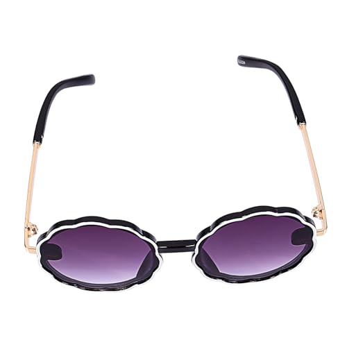 PACKOVE 1 Pair Kids Sunglasses Blue Light Glasses Kids Flower Frame Sun Glasses Beach Photo Prop Uv Protection Comfortable Fit