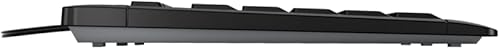 Miniatura 2 de Cherry Teclado Stream TKL con cable USB TenKeyless versión compacta sin teclado numérico. pulsación de tecla súper silenciosa. Ideal para la