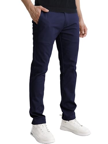 Image of Match Men's Regular Fit Comfort Stretch Casual Chino Pants