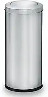 Lixeira Inox C/tp Basculante 25x60cm 28l Brinox Decorline Lixeiras Aço Inox