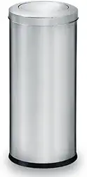 Lixeira Inox C/tp Basculante 25x60cm 28l Brinox Decorline Lixeiras Aço Inox