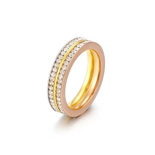 Bijoux de mariée luxueux avec anneaux épissage zircon kr47891 pour un éclat prestigieux
