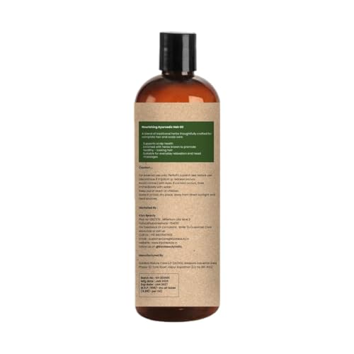 Image of Kiyo BEAUTY Ayurvedic Hair Oil Men And Women, For Reduce Hair Fall And Improved Scalp Health, No Mineral Oil, Paraben Plant Based, All Hair Types (200ML)