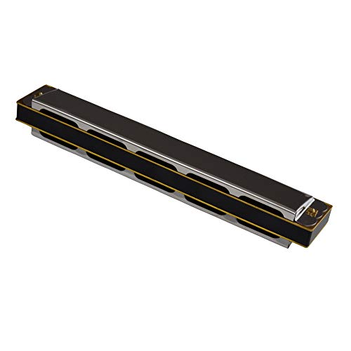 Image of ARCTIC AR-HA-24 C Scale 24-hole Premium Harmonica /Mouth Organ with Case and Cloth for Professional and Amateurs. Ultra premium finish and durable built
