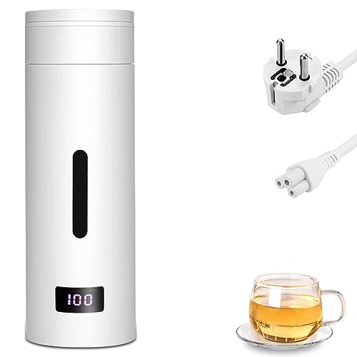 Navaris Mini Bollitore Acqua da Viaggio 0,5L - Boiler Piccolo Elettric