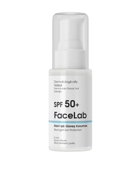 Facelab Alpha Arbutin İçerikli SPF 50 ve Mavi Işık Güneş Koruması Blue Light Sun Protection 50 ml