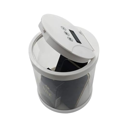 Caja de bloqueo programada multiusos Contenedor de almacenamiento de cocina para prevenir y controlar la adicción del teléfono móvil,