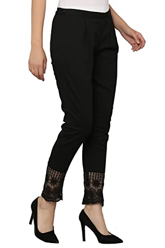 Image of Generic Women Regular Cotton Blend Pants