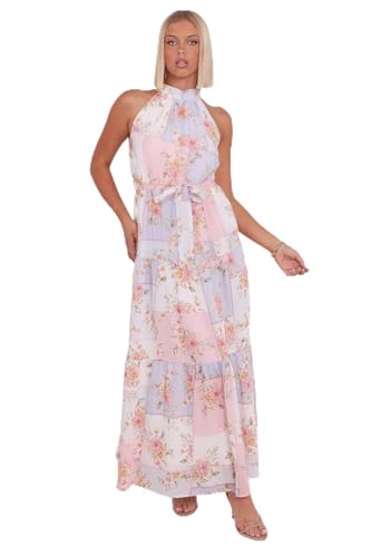 Image of Petal & Pup Women's Caroline Maxi Halter Dress